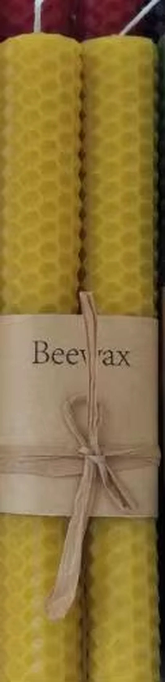 Honeycomb Candle Long Rod Candle Beeswax Cylinder Candle 2.2X20Cm